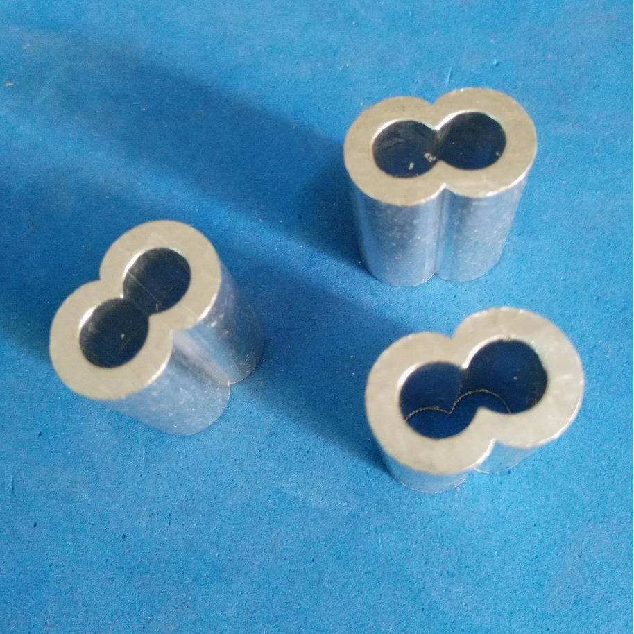 直接供应7.0号双孔铝套，6063材质，坚固耐用，7号铝套