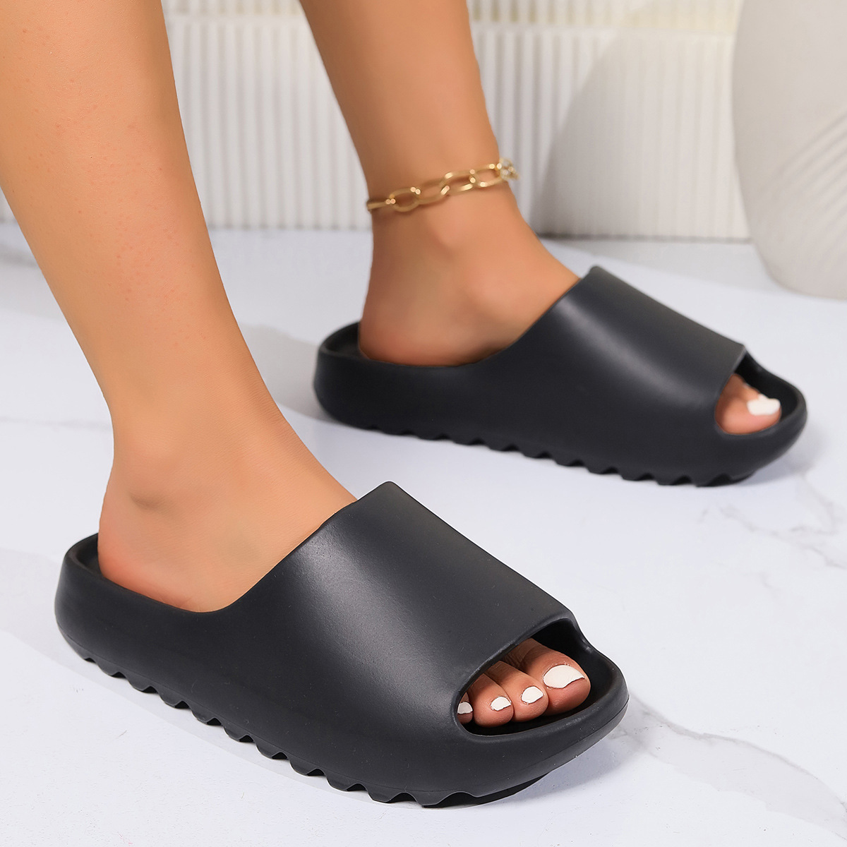 Women's Casual Solid Color Point Toe Slides Slippers display picture 6