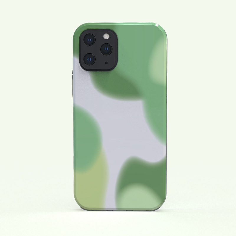 多彩炫焕现货成品库存适用于iPhone12超轻薄磨砂手感TPU圈手机壳