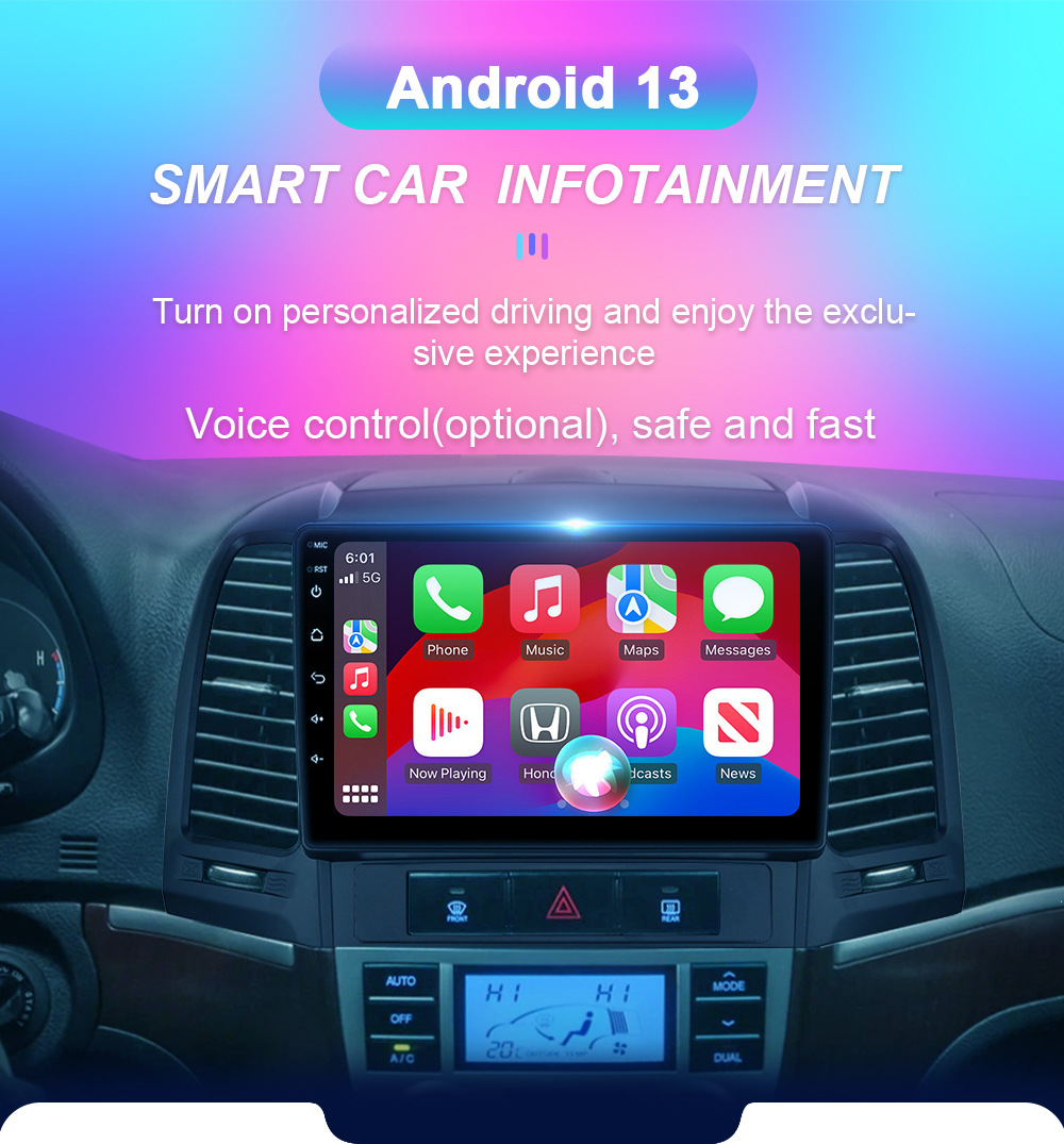 Cross-Border Suitable for Modern New Shengdaantefe 06-12 Android Central Control Large Screen Car Gps Navigation