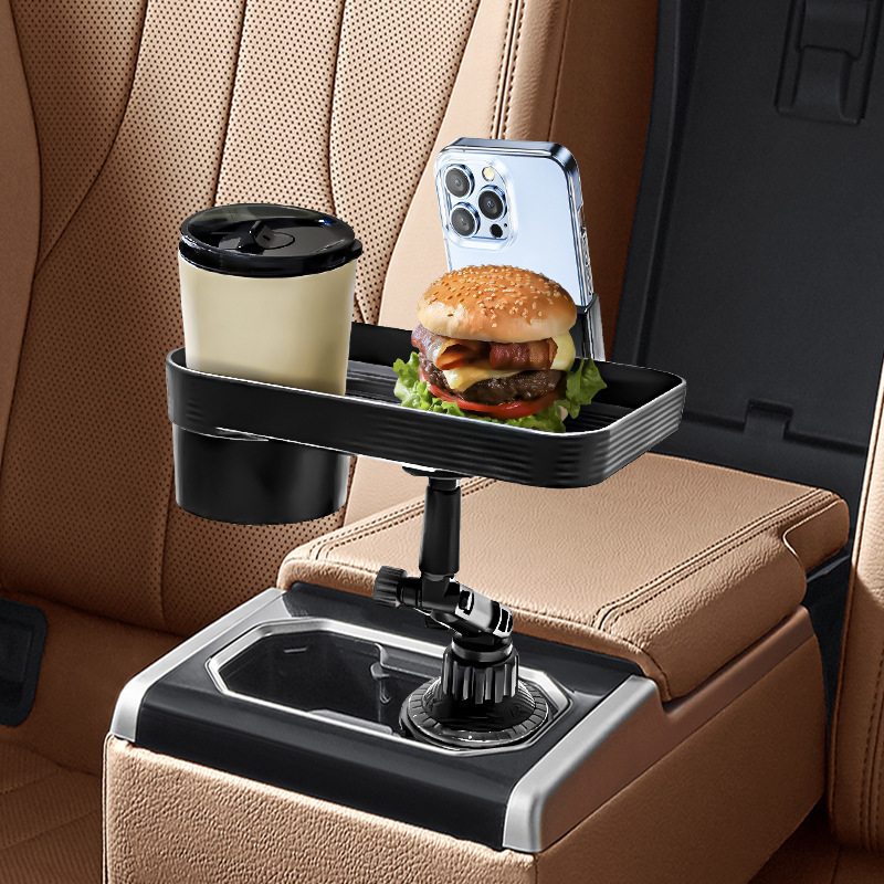Car Tray, Cup Holder, Dinner Plate Storage Rack, Car Passenger Seat Drink Table, Rear Seat Snack and Phone Holder