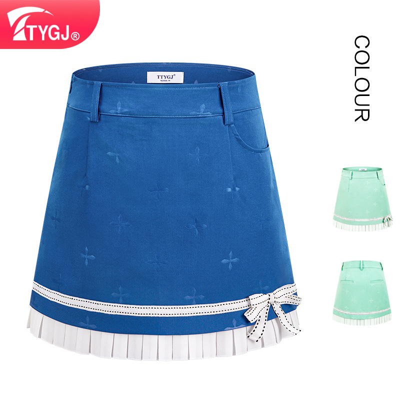 Summer new golf short skirt thin A- line skirt women's sports short skirt anti-exposure women's short skirt T370