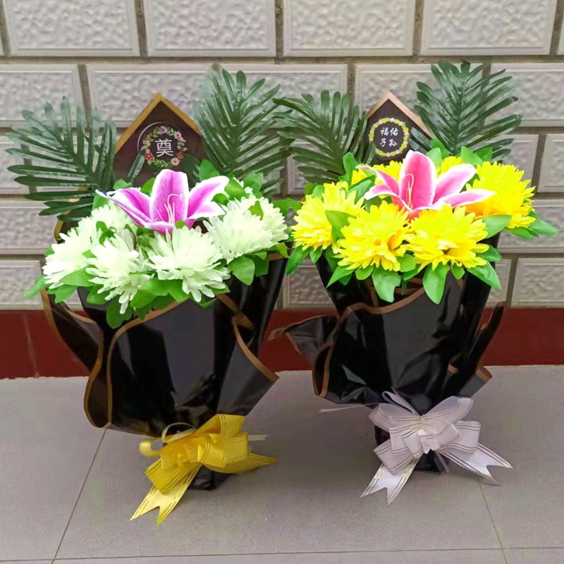 Qingming Festival supplies Flower tombstone