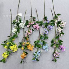 仿真丁香花带叶桂花千里香 家居客厅装饰插花 摄影橱窗绿植摆件