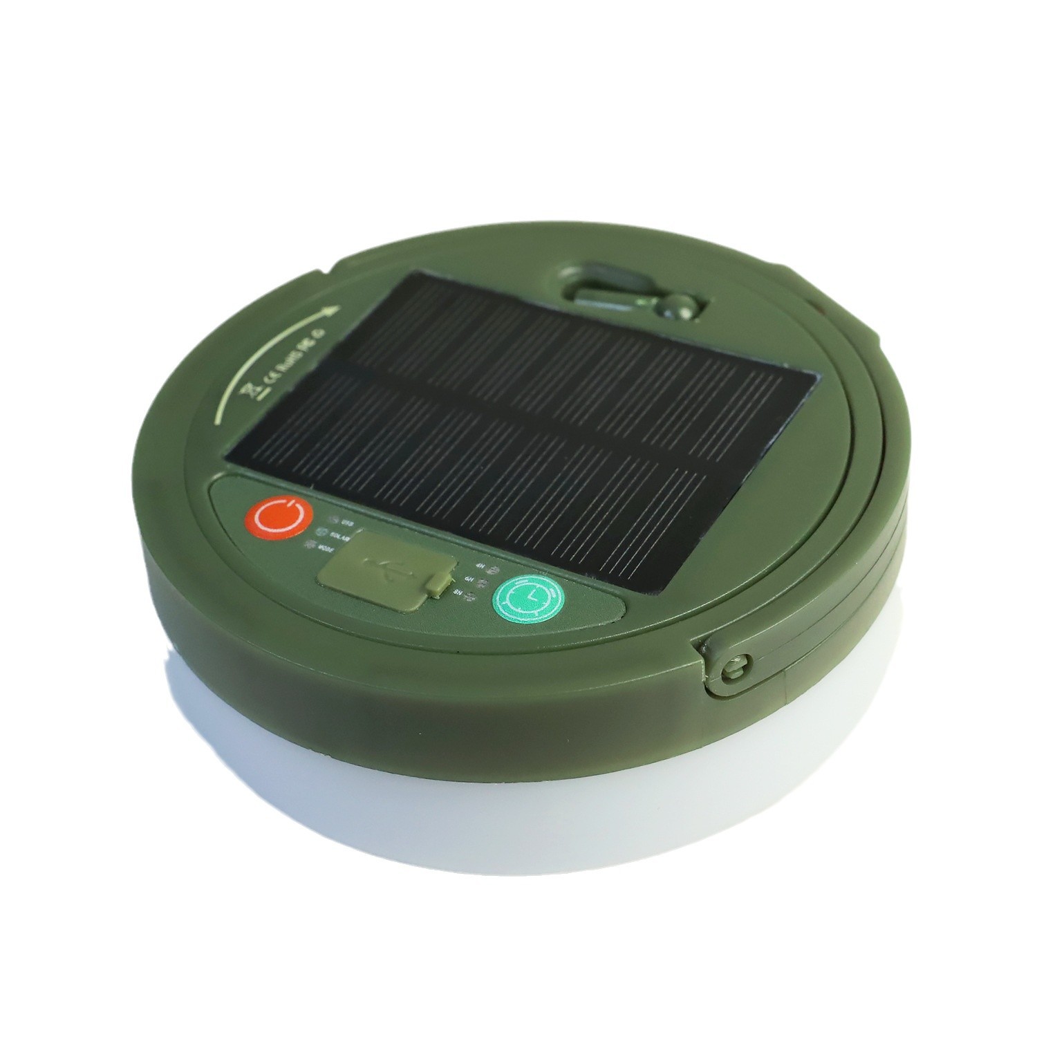 Lámpara de campamento solar al aire libre decoración de atmósfera multifuncional recargable led string luz de tienda de campaña techo solar
