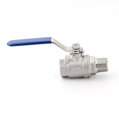 廠家供應二片式內外絲球閥 全通徑內螺紋絲扣不鏽鋼開關規格齊全