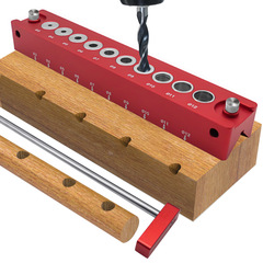 Woodworking punch positioner square wood 45 degree drilling round wood tenon punch woodworking auxiliary positioning plate puzzle