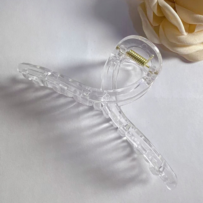 グラブクリップ サメクリップ 良質 13cm ふっくら後頭部の髪 高級ヘアクリップ ハーフタイヘアクリップ 小さな爪クリップ