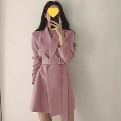 网红小西装2025新款外套女春秋韩版炸街设计感小个子中长款西服女
