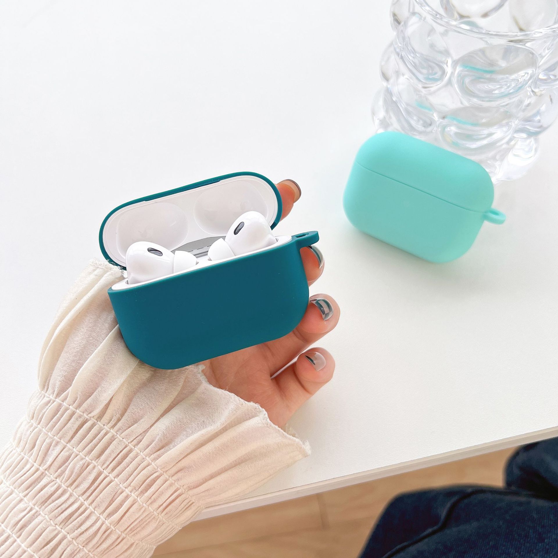 Aplicable para AirPods Pro Case Apple Cuarta generación de auriculares Bluetooth auriculares cubierta de tendencia inalámbrica