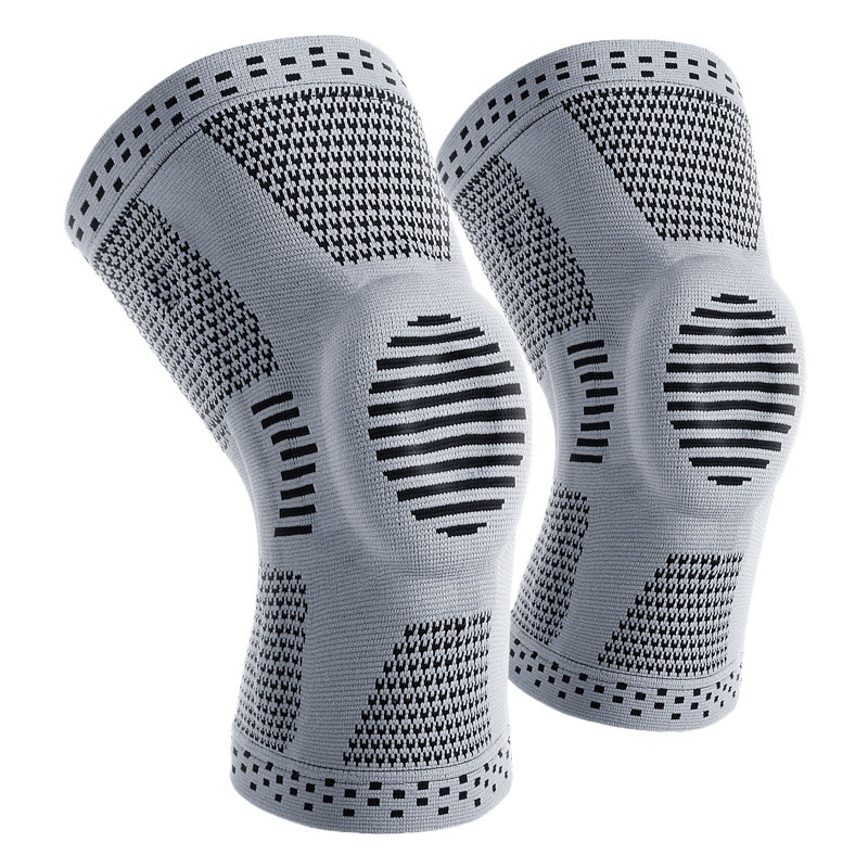 Rodilleras de baloncesto, estilo fino de verano, deportes al aire libre, correr, específicas para fútbol, ​​anticolisión, cómodas, transpirables, equipo de protección de punto de silicona