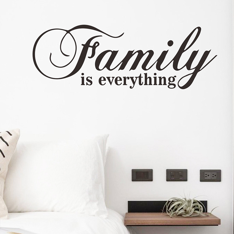 Simple English Slogan Bedroom Living Room Entrance Wall Stickerpicture6