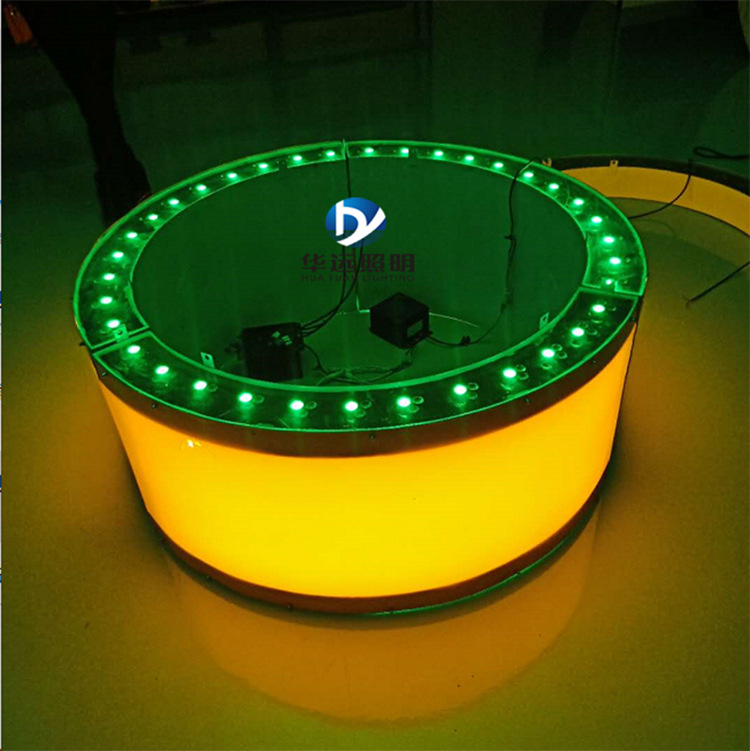 抱箍灯环形dmx512RGB桥梁拉索灯七彩全彩外控户外亮化抱柱灯led