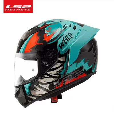 Seasons Breathable Electric Vehicle Safety Winter | Motosiklet dəbilqələri - l-ff352-black-and-green-weil-large-tail-version