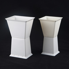 2023新型包花神器方墩墩塑料插花桶模具花束內膽固定箭筒花店資材