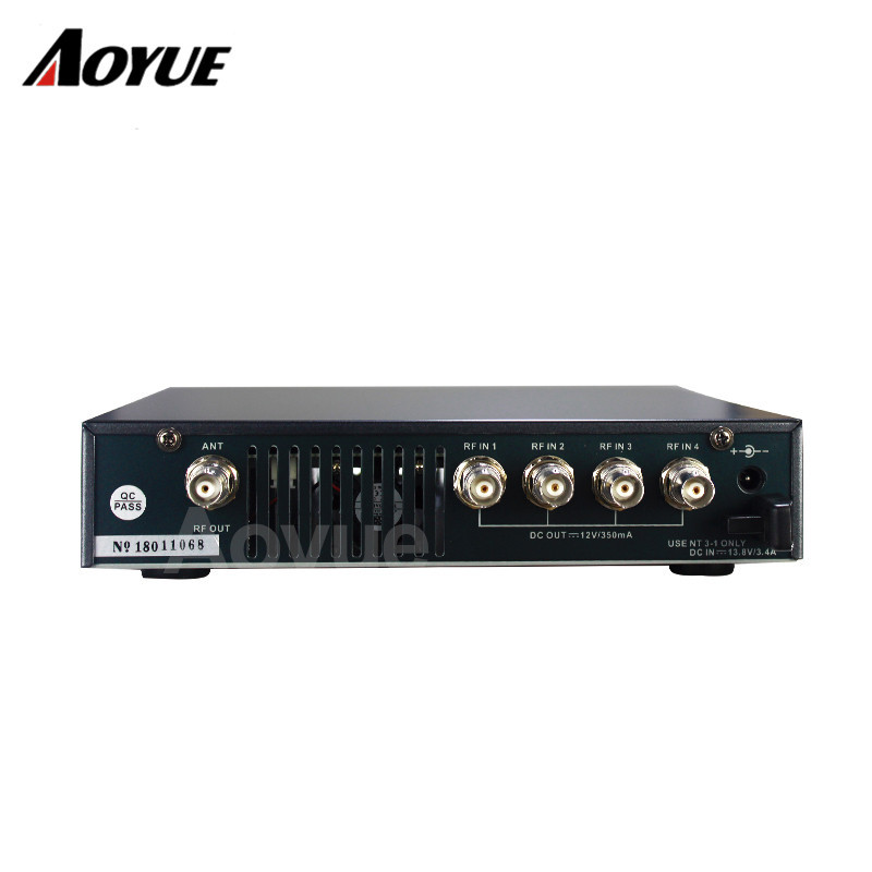 Combinador de Antena para Monitoreo AC3 4 Canales Activo para Escenario
