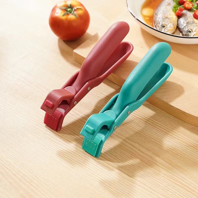 Silicone non-slip multifunctional creative food tongs