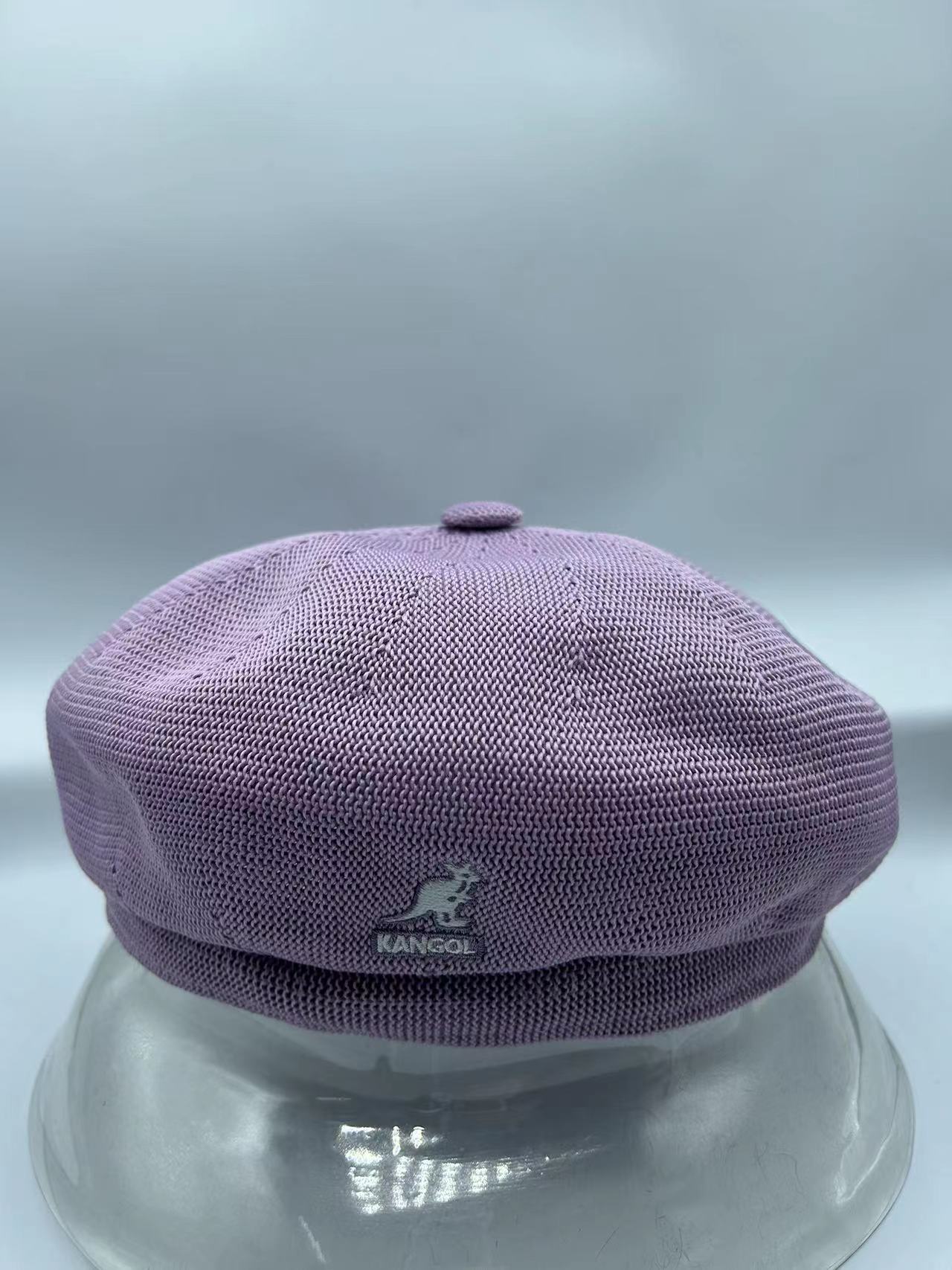 Sombrero de calabaza de poliéster púrpura