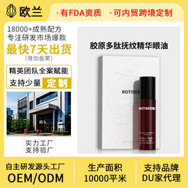 定制OEM/ODM胶原多肽精华眼油双重A醇三型胶原肽眼部精华油