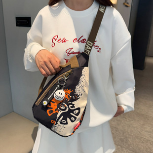 Versatile Fashion Chest Bag for Women 2025 New High-End Oxford Cloth Handbag Women's Casual Crossbody Bag Trendy Bag