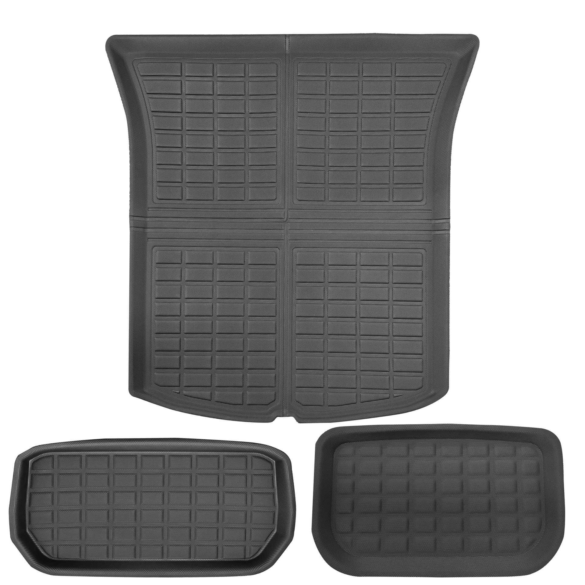 모델 Y 트렁크 매트 쓰리피스 세트