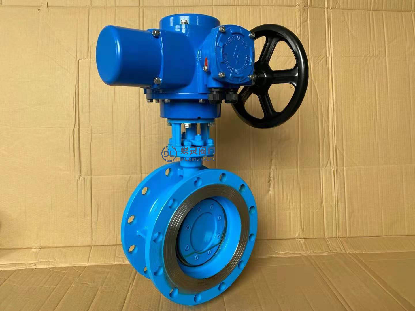 dn200口径电动硬密封蝶阀 D943H-25C三偏心多层次电动蝶阀