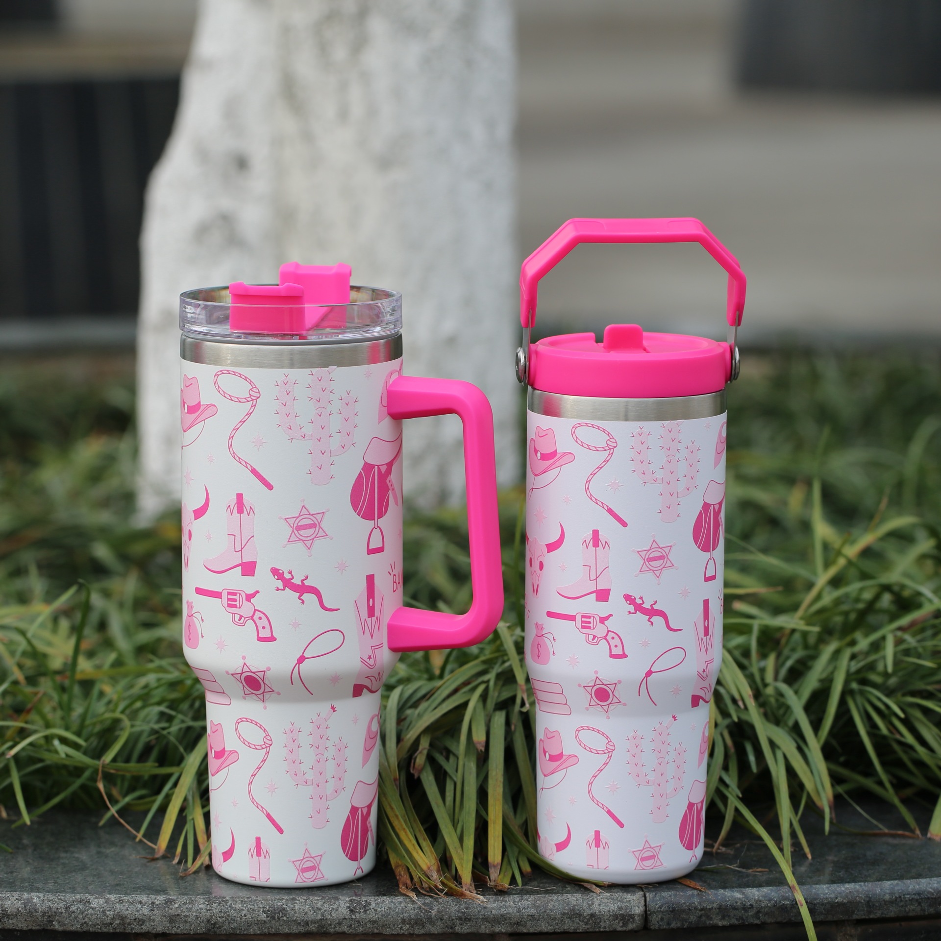 Cute Letter 304 Stainless Steel Water Bottles 1 Piece display picture 17