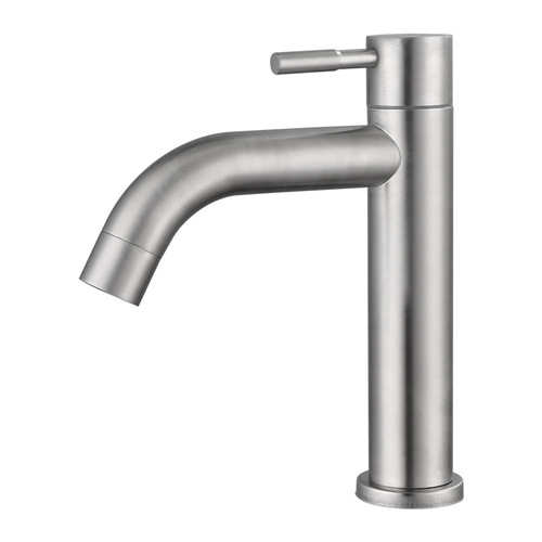 304 stainless steel basin single cold water faucet household wash basin wash basin bathroom under the counter basin bathroom cabinet