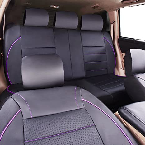 Cross-Border Foreign Trade Car Seat Covers Pu Leather Faux Leather Single-Needle Pull Strip Leather Export to Europe, America, and the Middle East Universal
