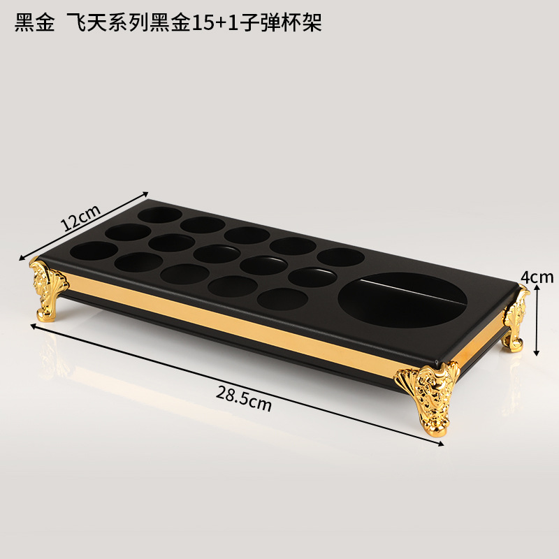 KTV decoración de la Mesa suministros conjunto completo decoración de escritorio traje de lujo de gama alta Club bar plato de fruta estante Cenicero estante de trigo