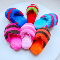 PETCIRCLE pet dog toys six-color striped colorful slippers Teddy Bichon pet dog plush toy