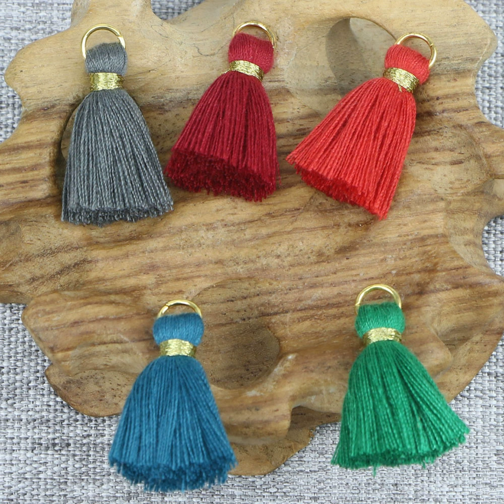Серьги с кисточками, маленький аксессуар, 2.5см