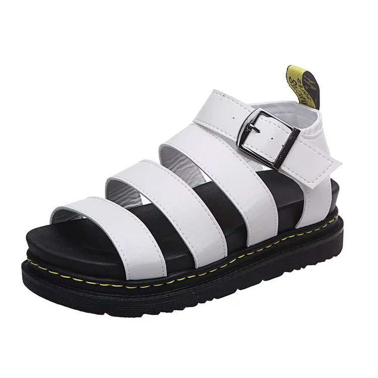 Платформенные сандалии (Martens) женские, летние пляжные, большие размеры EU 35–43
