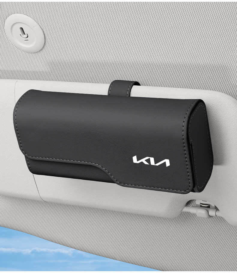 Suitable for Kia K3 Aopao Kx5 Sethus K5 Smart Runner Jiahua Kaisen Kx7 Car Glasses Clip Sun Visor Storage