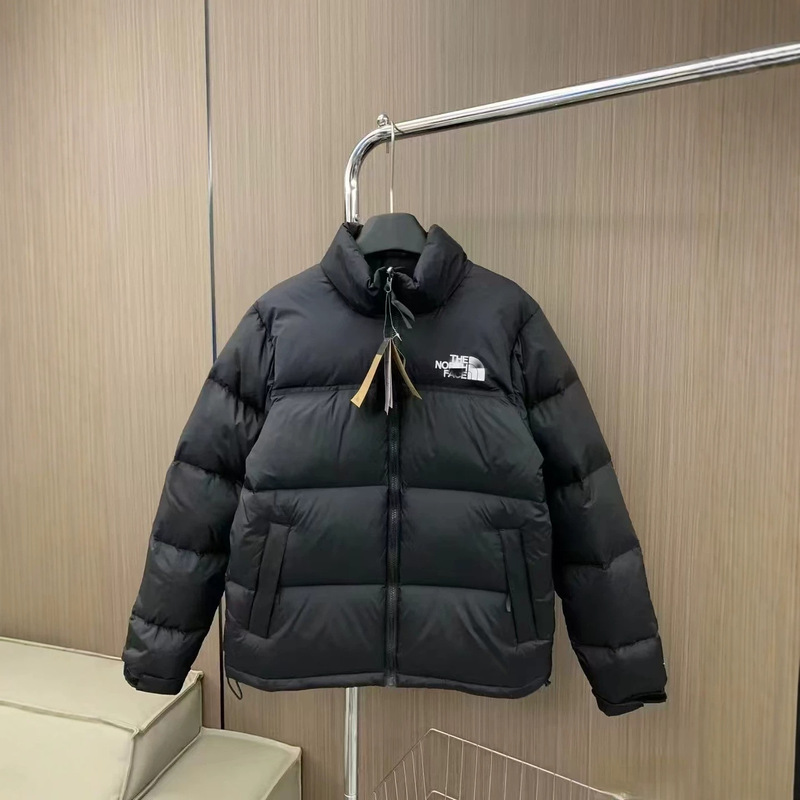 American version of the popular high-end plaid hooded down jacket, unisex, new fashion trend, warm and loose-fitting coat
