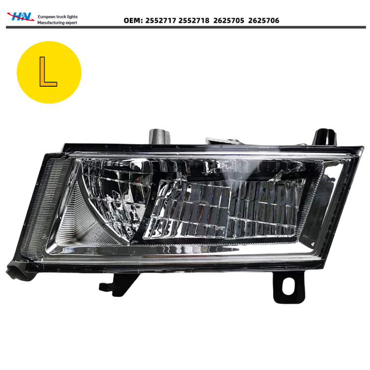Asamblea de luces de niebla delanteras LED Scania para camiones Scania Serie Ocar2552717 2552718