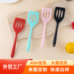 小号一体式硅胶锅铲不粘锅炒菜煎铲厨房烹饪工具漏铲牛排铲耐高温