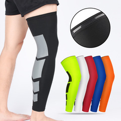 Cross-border basketball and soccer thin knee pads, extended leg guard, cycling compression sports knee pads, running elastic hosiery
