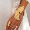 Golden Phoenix, bracelet, ring