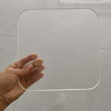 供应3mm圆形钢化玻璃 粗磨圆边 中间打孔8.5mm 用于钟表