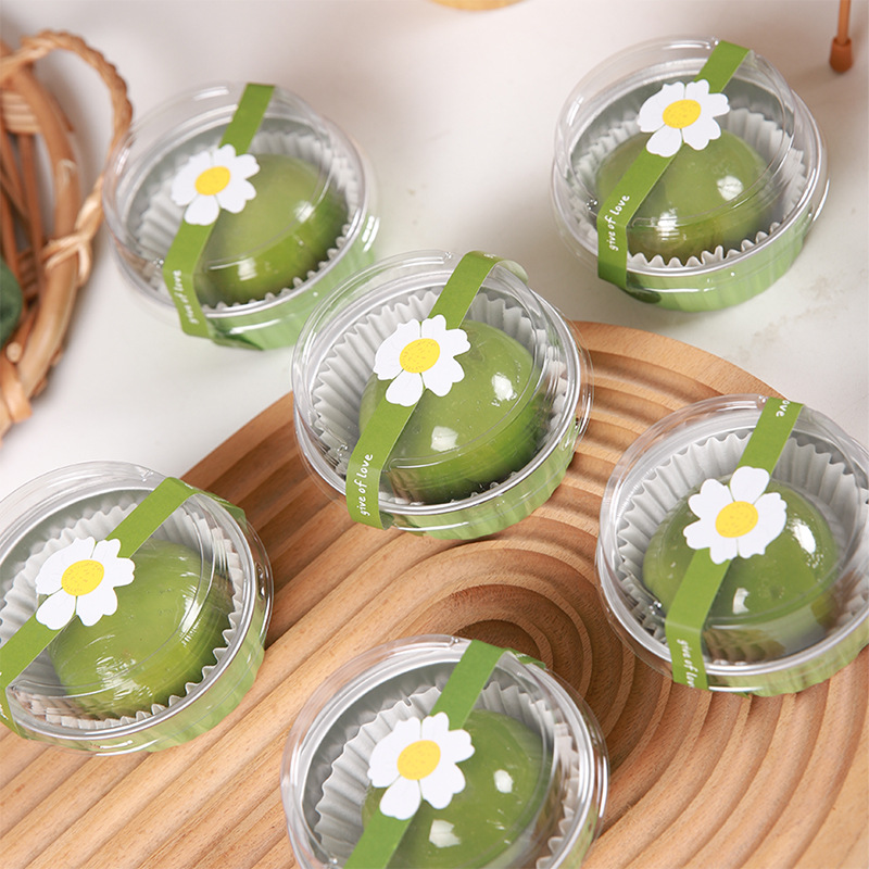 125ml青团雪媚娘烘焙铝箔盒布丁蛋糕烤箱空气炸锅烘焙烧烤包装盒