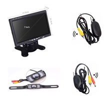 5寸2.4G无线显示器 无线摄像头 车载显示器 倒车摄像头