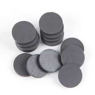 Round Ferrite Magnet with Strong Magnetic Force, Refrigerator Magnet DIY Black Magnet Magnet Thin Small Patch Range Hood