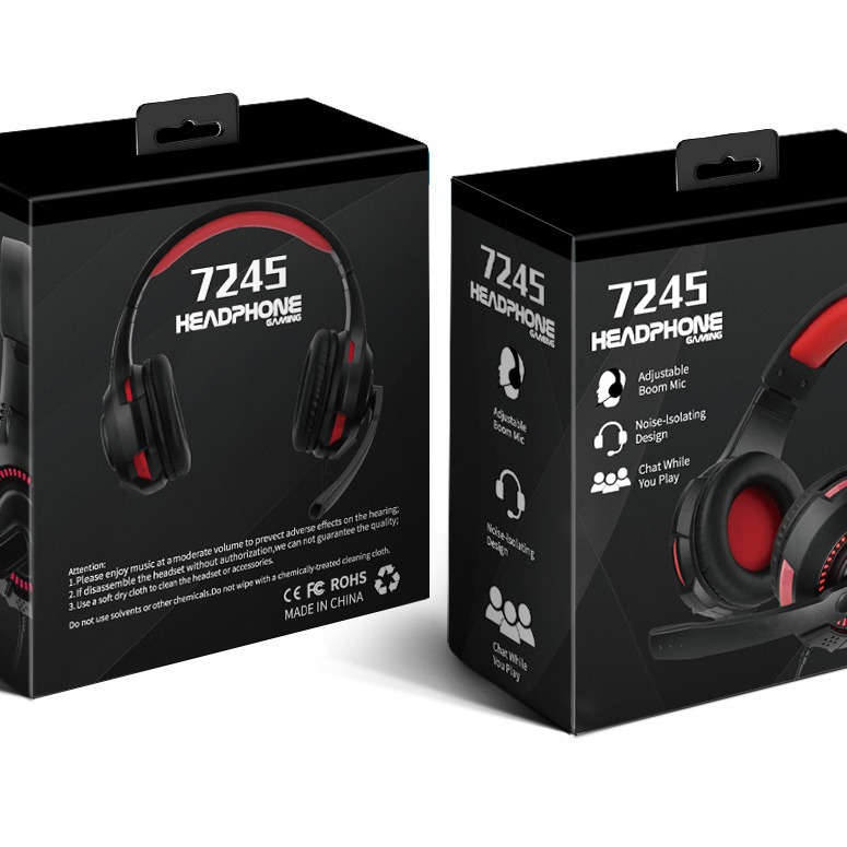 Comercio exterior auriculares RGB color mágico con luz Amazon/Ebay bajo pesado escuchar voz auriculares grandes