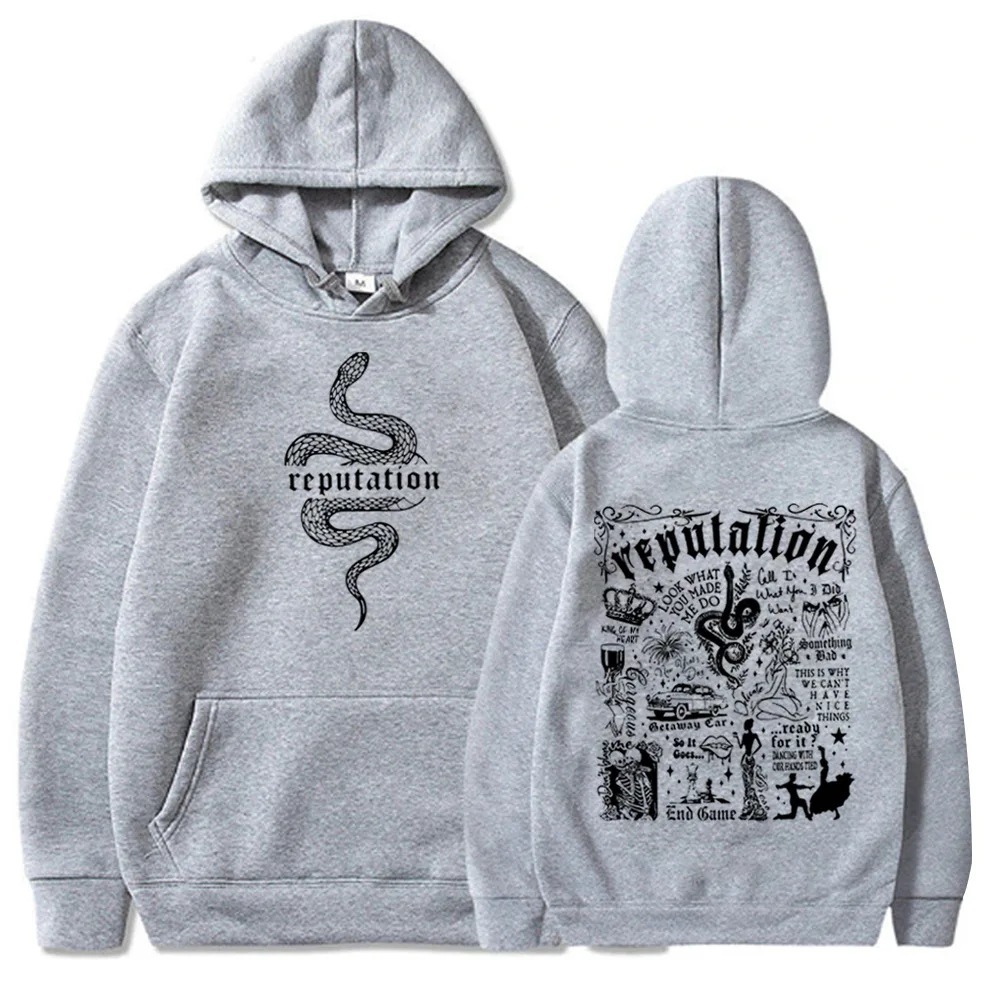 Reputation Hoodie Pop Music Hoodie Taylor Music Sweatshirt M