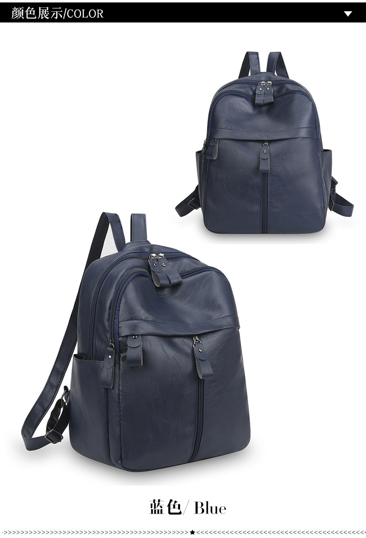 Koreanischer Doppelschultergurt Rucksack für Damen 2025 Neue Herbst- und Winterkollektion große Kapazität trendige Pendel- und Straßenrucksack modisch