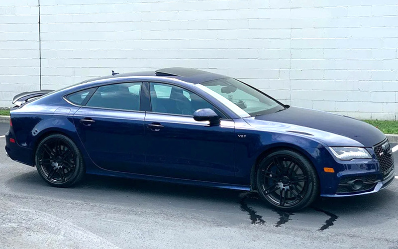Suitable for 2012-2018 Audi A7 Rs7 Modified Rear Wing Audi A7 Blade Spoiler Without Punching and Tail Pressing