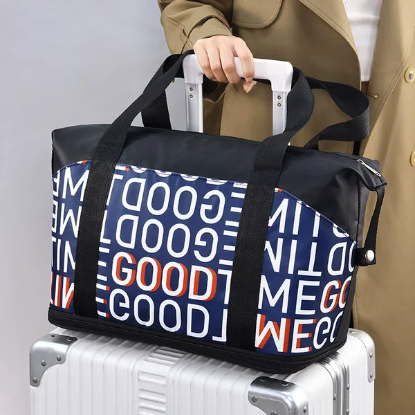 New Letter Travel Bag Fitness Portable Lightweight Waterproof Storage Bag Large Capacity Travel Storage Duffel Bag