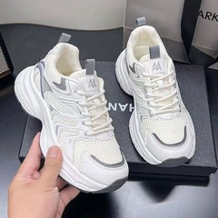 老爹鞋女2025增高秋季新款厚底运动百搭爆款透气运动鞋网面休闲鞋