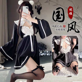 情趣内衣古典旗袍纯欲风制服睡衣性感情趣免脱制服套装2588